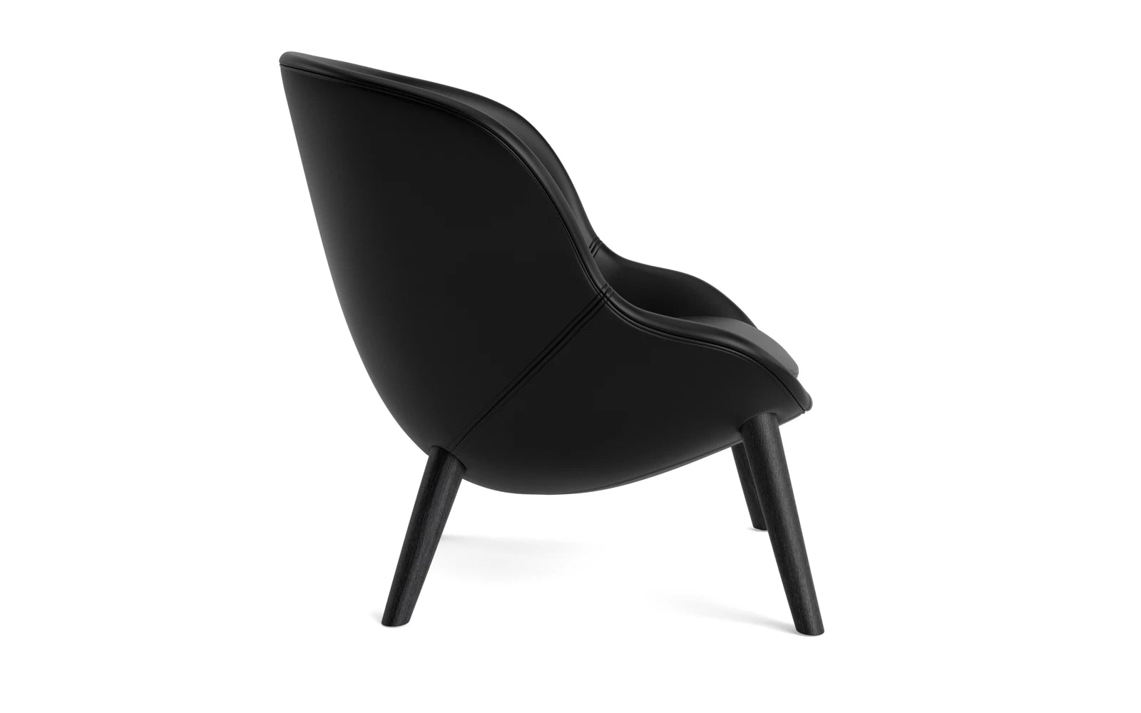 Entdecken Sie den Hyg Lounge-Sessel in Schwarz und Eiche von Normann Copenhagen – ein elegantes Designstück, das Komfort und Stil vereint.