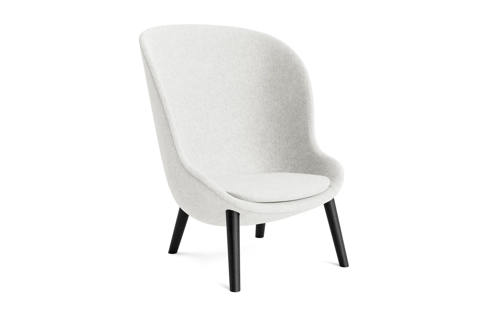 Hyg Lounge-Sessel Hoch schwarze Eiche Hallingdal in Hallingdal 110 präsentiert im Onlineshop von KAQTU Design AG. Sessel ist von Normann Copenhagen