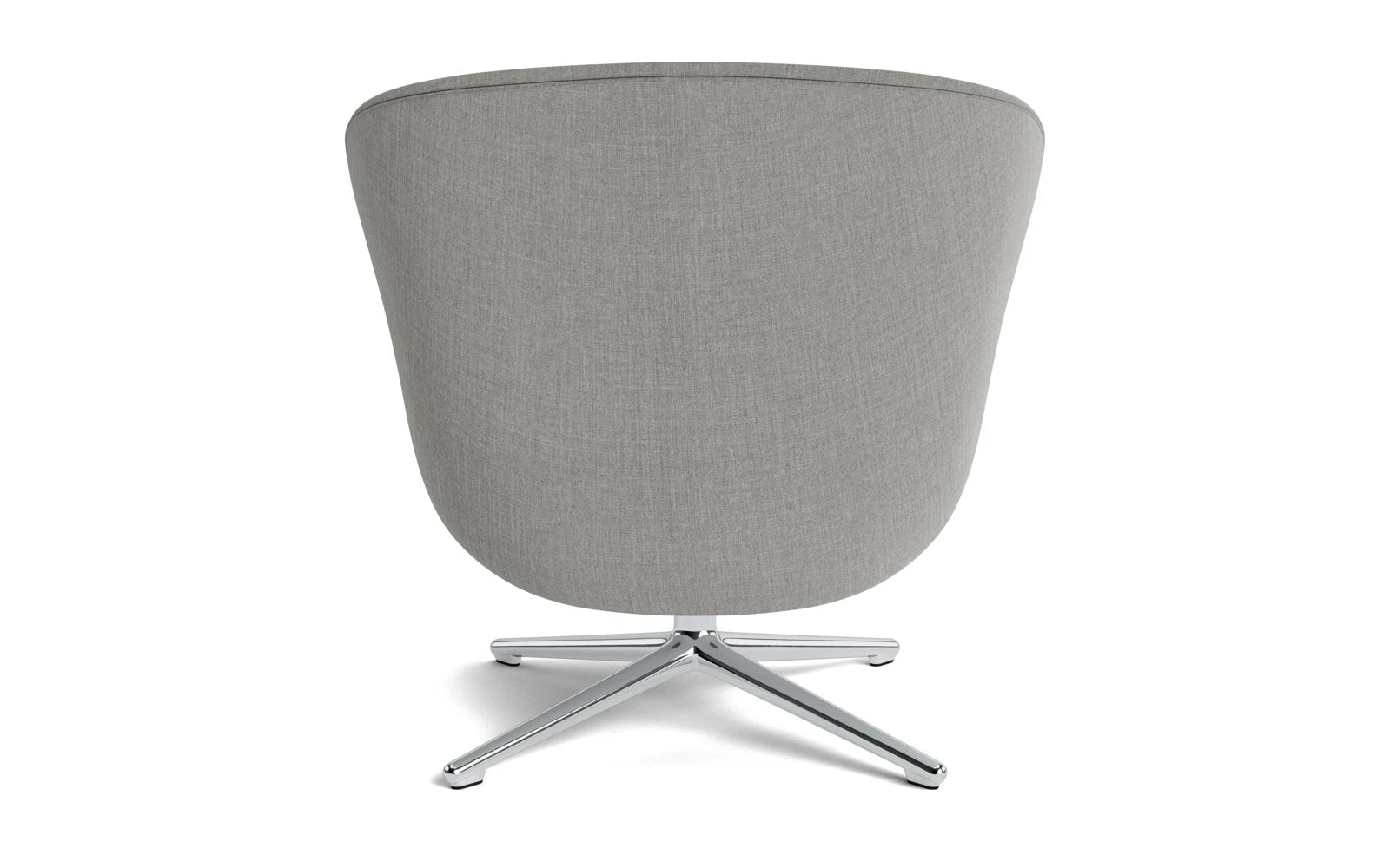 Der Hyg Lounge-Sessel von Normann Copenhagen vereint modernes Design mit einem drehbaren Aluminiumgestell und sorgt für stilvolle Entspannung in jedem Raum.