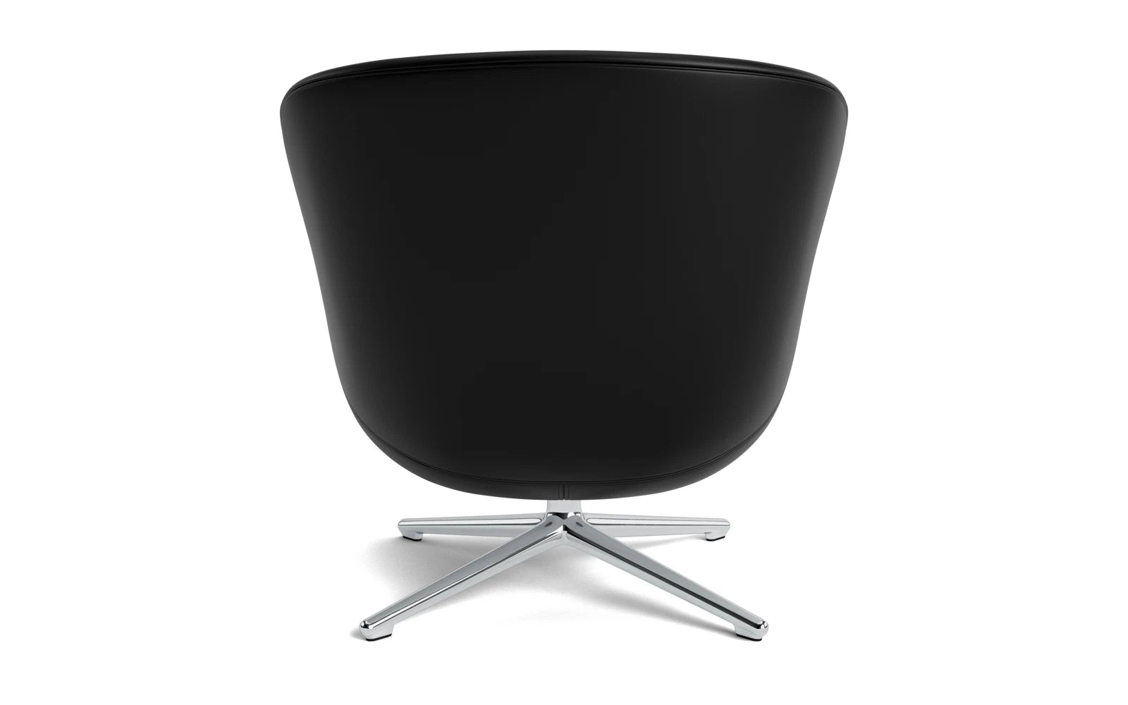 Der Hyg Lounge-Sessel von Normann Copenhagen vereint modernes Design mit einem drehbaren Aluminiumgestell und sorgt für stilvolle Entspannung in jedem Raum.
