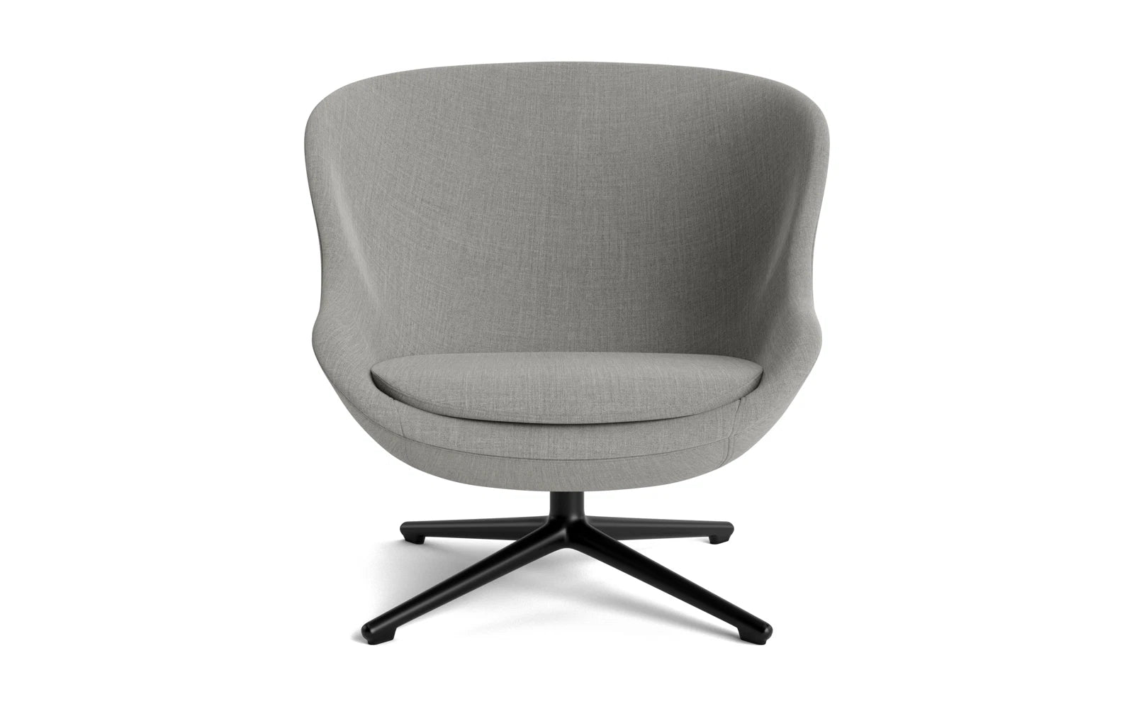 Erleben Sie den Hyg Lounge-Sessel niedrig mit Drehgestell von Normann Copenhagen – skandinavisches Design trifft auf höchsten Komfort für Ihr Zuhause.