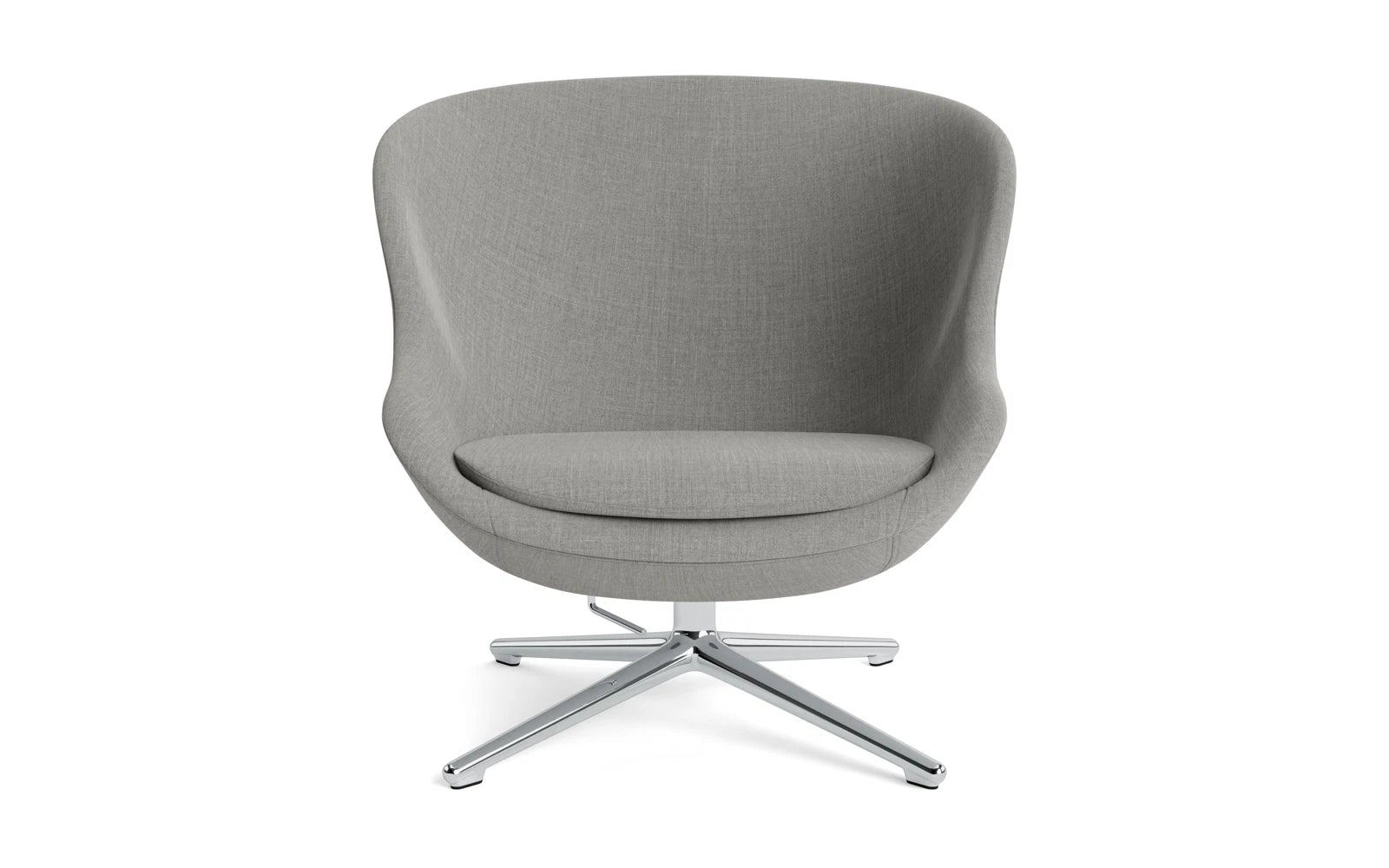 Erleben Sie den Hyg Lounge-Sessel Niedrig mit Drehgestell von Normann Copenhagen – ein elegantes Design, das Komfort und Gemütlichkeit vereint.