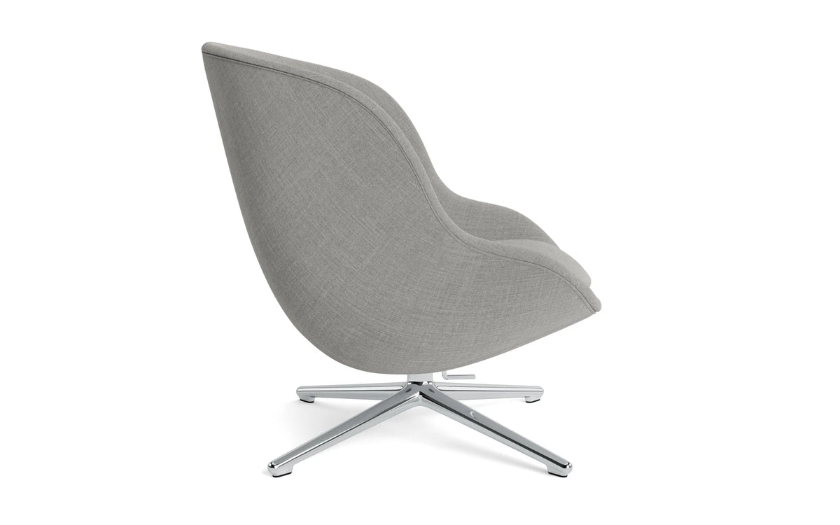 Hyg Lounge-Sessel Niedrig mit Drehgestell Aluminium Tilt Remix in Remix 133 präsentiert im Onlineshop von KAQTU Design AG. Drehsessel ist von Normann Copenhagen