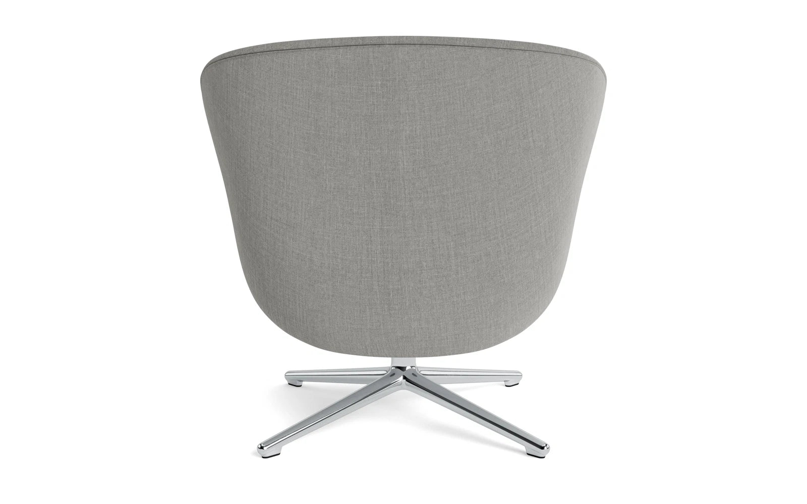 Erleben Sie den Hyg Lounge-Sessel Niedrig mit Drehgestell von Normann Copenhagen – ein elegantes Design, das Komfort und Gemütlichkeit vereint.