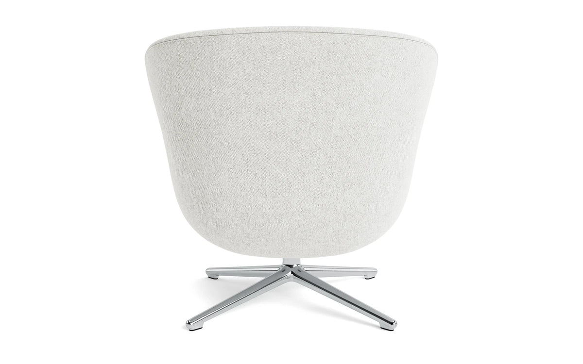 Hyg Lounge-Sessel Niedrig mit Drehgestell Aluminium Tilt Hallingdal in Hallingdal 110 präsentiert im Onlineshop von KAQTU Design AG. Drehsessel ist von Normann Copenhagen