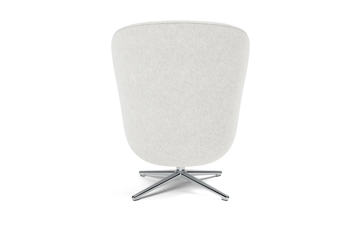 Hyg Lounge-Sessel Hoch mit Drehgestell Aluminium Hallingdal in Hallingdal 110 präsentiert im Onlineshop von KAQTU Design AG. Drehsessel ist von Normann Copenhagen