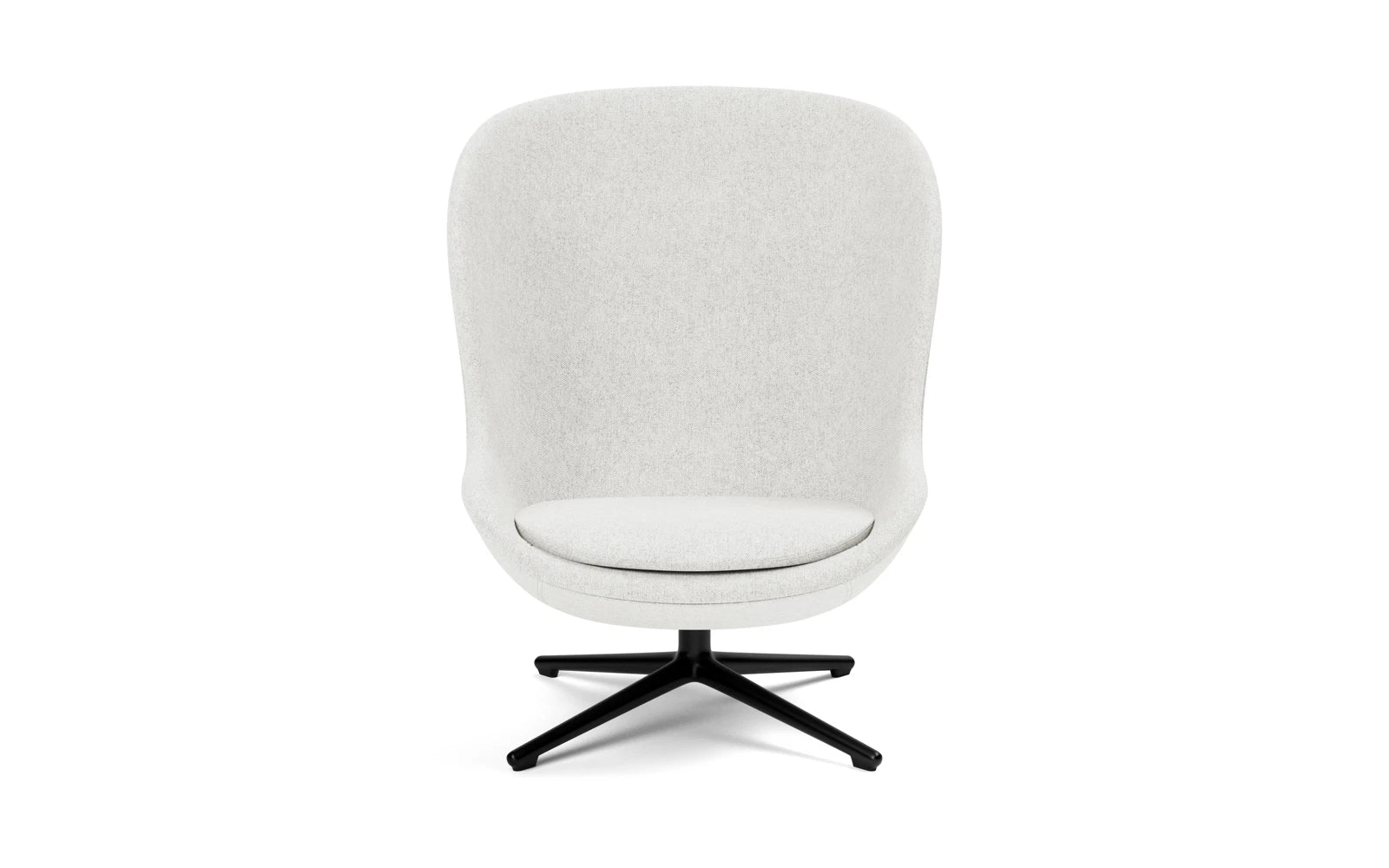Erleben Sie den Hyg Lounge-Sessel Hoch mit Drehgestell von Normann Copenhagen – ein stilvolles Möbelstück, das Komfort und skandinavisches Design perfekt kombiniert.