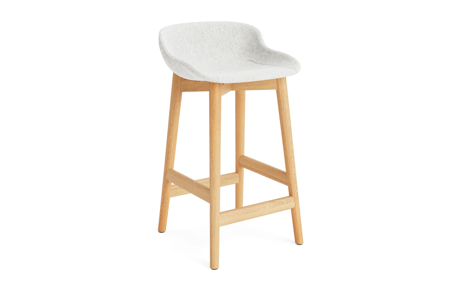 Hyg Barhocker 65 cm vollpolster eiche Hallingdal in Hallingdal 110 präsentiert im Onlineshop von KAQTU Design AG. Barstuhl ist von Normann Copenhagen