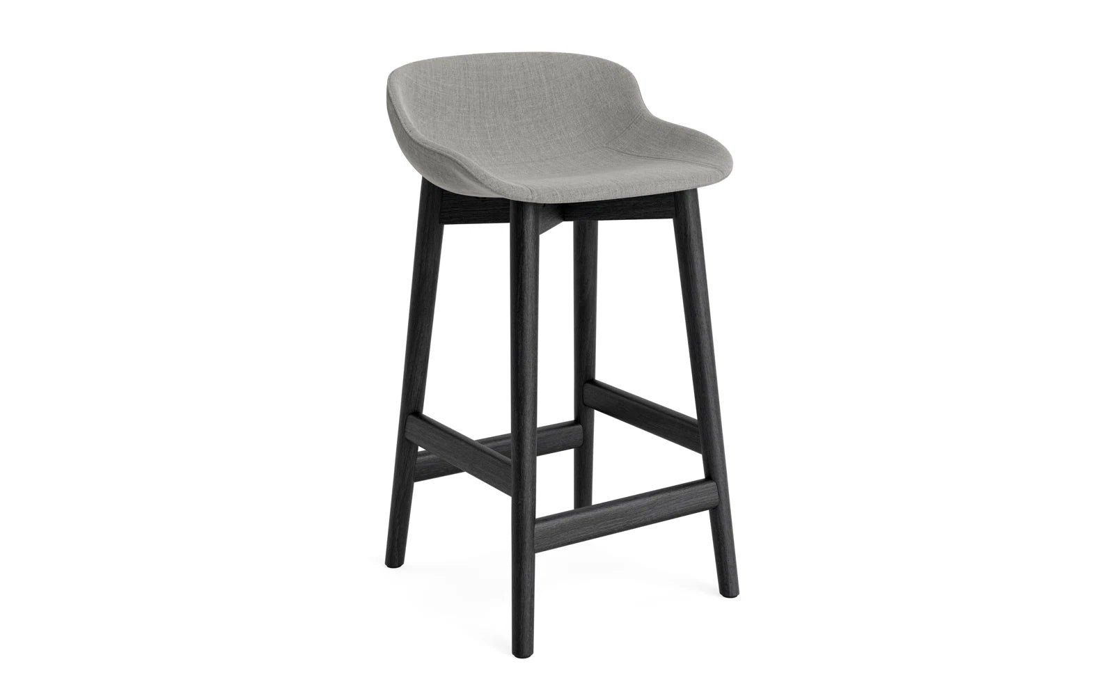 Hyg Barhocker 65 cm vollpolster schwarze Eiche Remix in Remix 133 präsentiert im Onlineshop von KAQTU Design AG. Barstuhl ist von Normann Copenhagen