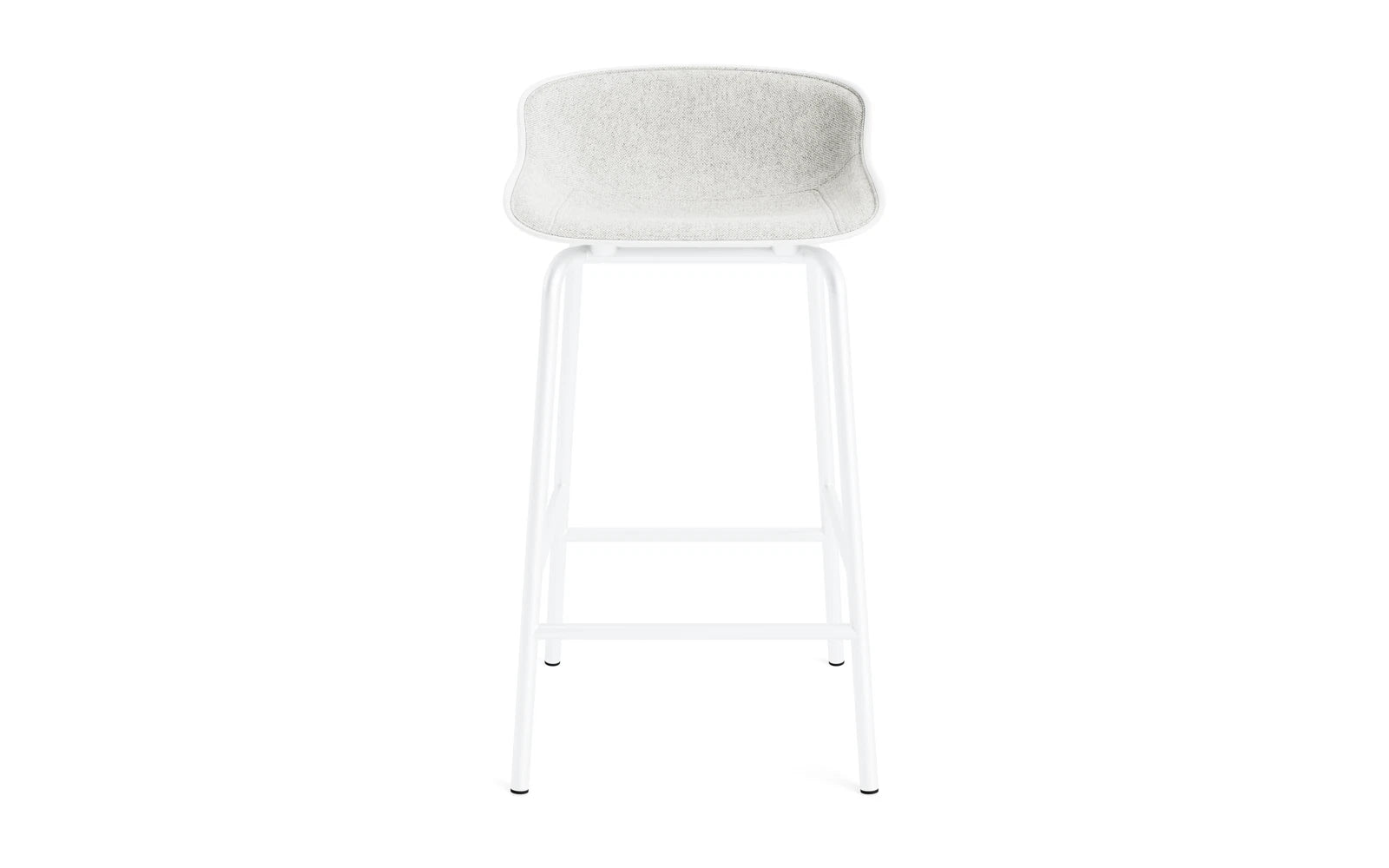 Erleben Sie den Hyg Barhocker 65 cm von Normann Copenhagen – ein elegantes Design mit gemütlichem Frontpolster und robustem Stahlgestell für Ihr Zuhause.