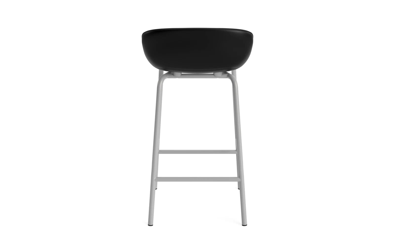 Erleben Sie den Hyg Barhocker 65 cm von Normann Copenhagen – ein stilvoller Barhocker mit hochwertiger Vollpolsterung in Grau/Ultra, der Gemütlichkeit und modernes Design vereint.