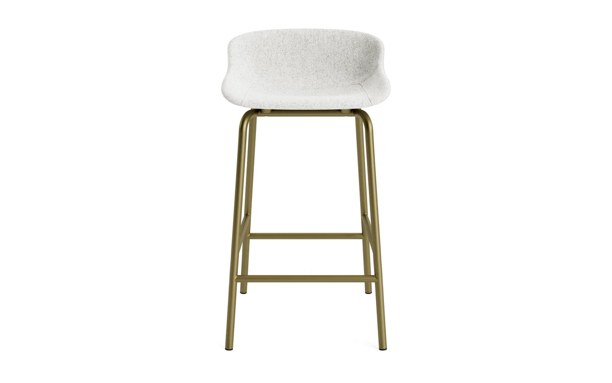 Hyg Barhocker 65 cm Vollpolster Olive Stahl Hallingdal in Hallingdal 110 präsentiert im Onlineshop von KAQTU Design AG. Barstuhl ist von Normann Copenhagen