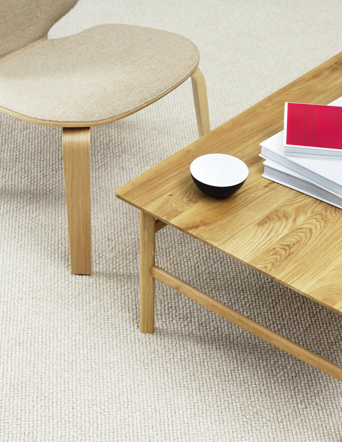 My Chair Lounge-Sessel Frontpolster Eiche/Hallingdal in Hallingdal 110 präsentiert im Onlineshop von KAQTU Design AG. Sessel ist von Normann Copenhagen