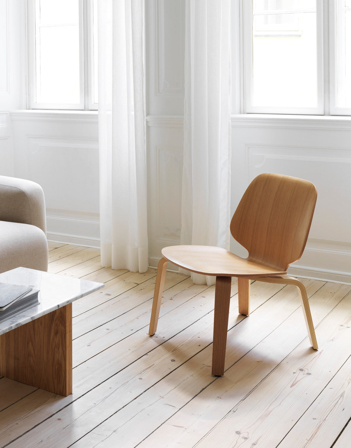 My Chair Lounge-Sessel Frontpolster in Remix 133 präsentiert im Onlineshop von KAQTU Design AG. Sessel ist von Normann Copenhagen