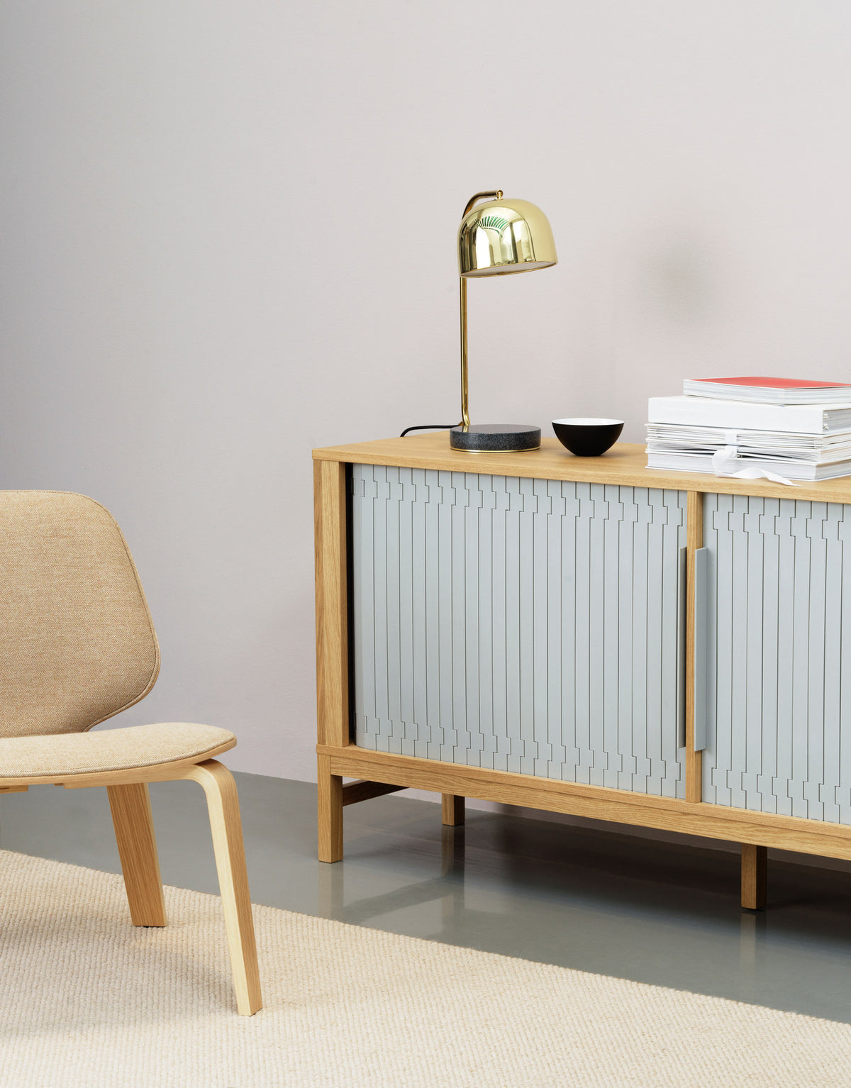 My Chair Lounge-Sessel gepolstert in Hallingdal 110 präsentiert im Onlineshop von KAQTU Design AG. Sessel ist von Normann Copenhagen