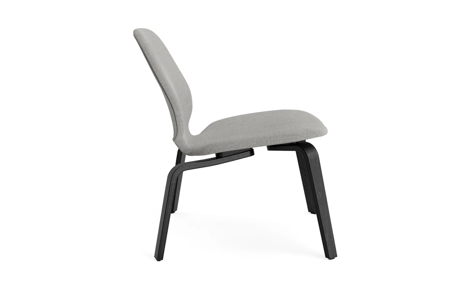 Stylischer My Chair Lounge-Sessel in gepolstertem Schwarz Remix von Normann Copenhagen. Perfekt für moderne Räume, bietet er außergewöhnlichen Komfort und Eleganz.