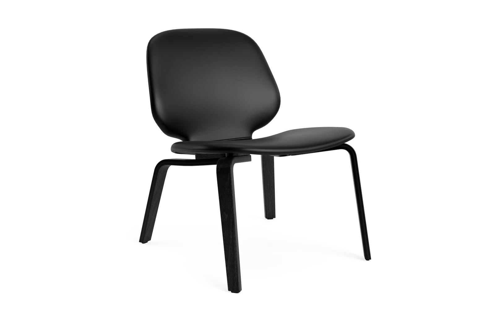 My Chair Lounge-Sessel gepolstert schwarz Ultra Leder in Ultra 41599 präsentiert im Onlineshop von KAQTU Design AG. Sessel ist von Normann Copenhagen