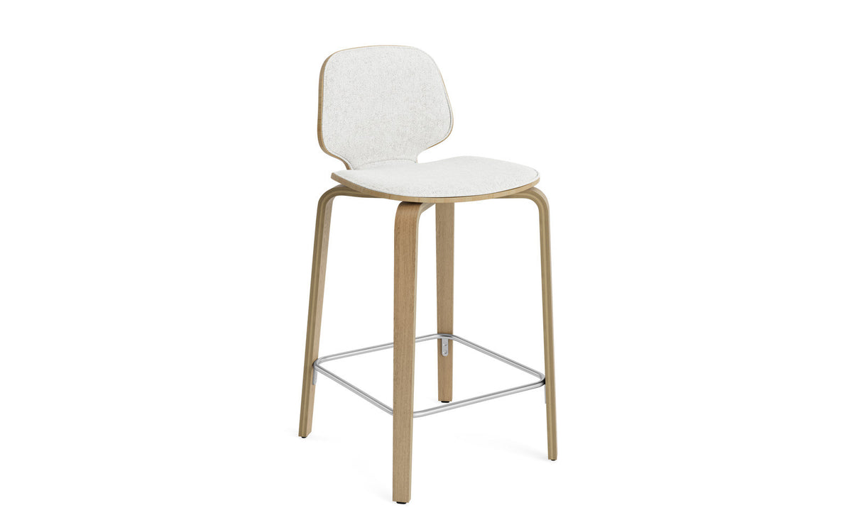 My Chair Barstuhl 65 cm Frontpolster holz in Hallingdal 110 präsentiert im Onlineshop von KAQTU Design AG. Barstuhl ist von Normann Copenhagen