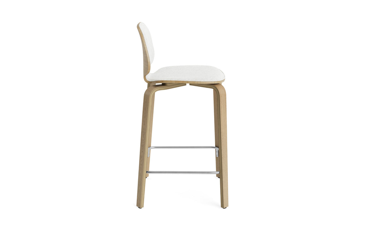 My Chair Barstuhl 65 cm Frontpolster holz in Hallingdal 110 präsentiert im Onlineshop von KAQTU Design AG. Barstuhl ist von Normann Copenhagen