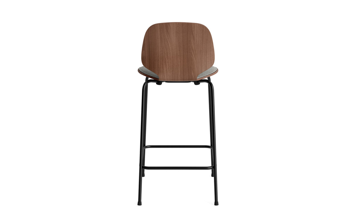 My Chair Barstuhl 65 cm Frontpolster Stahl in Remix 133 präsentiert im Onlineshop von KAQTU Design AG. Barstuhl ist von Normann Copenhagen