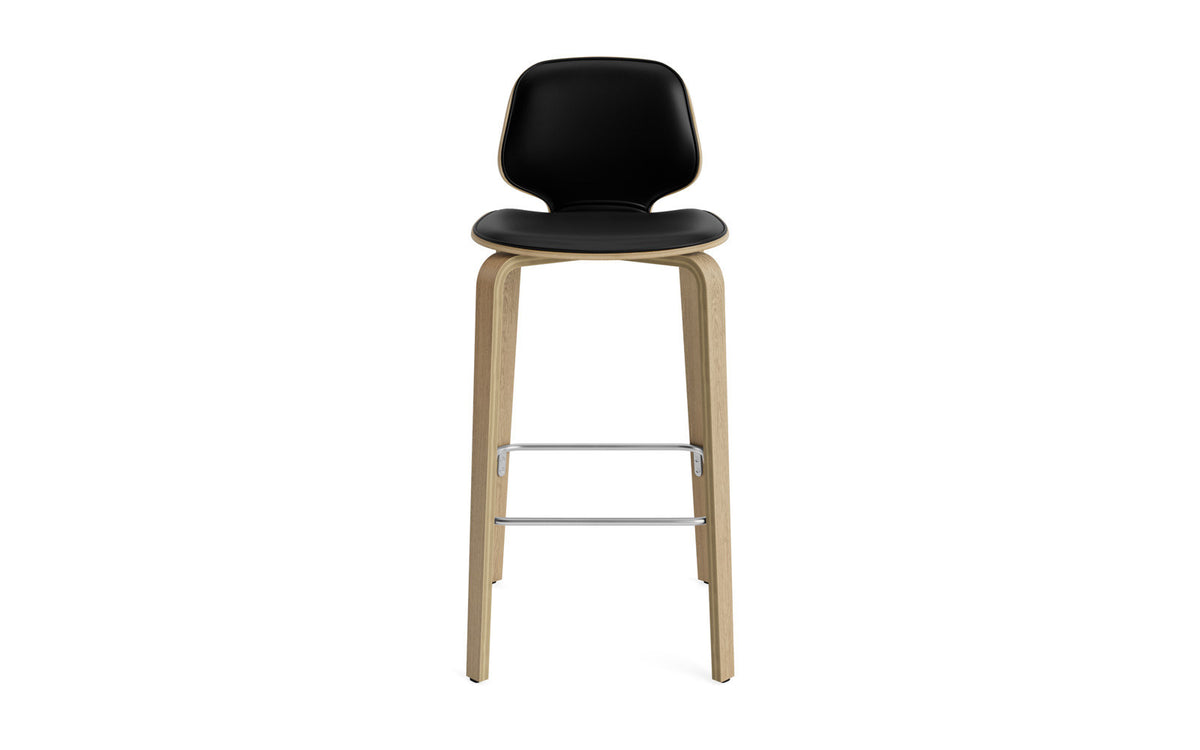My Chair Barhocker 75 cm Frontpolster Holz in Ultra 41599 präsentiert im Onlineshop von KAQTU Design AG. Barstuhl ist von Normann Copenhagen