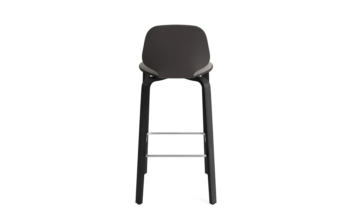 My Chair Barhocker 75 cm Frontpolster schwarz/Remix in Remix 133 präsentiert im Onlineshop von KAQTU Design AG. Barstuhl ist von Normann Copenhagen