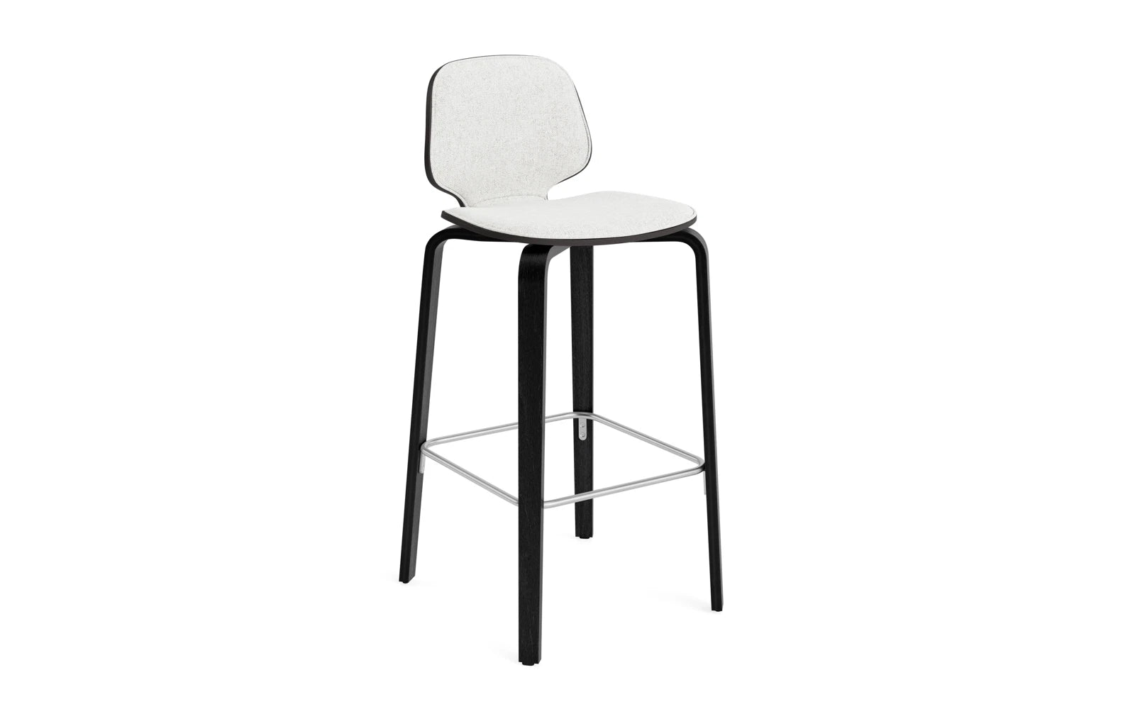 My Chair Barhocker 75 cm Frontpolster schwarz/Hallingdal in Hallingdal 110 präsentiert im Onlineshop von KAQTU Design AG. Barstuhl ist von Normann Copenhagen