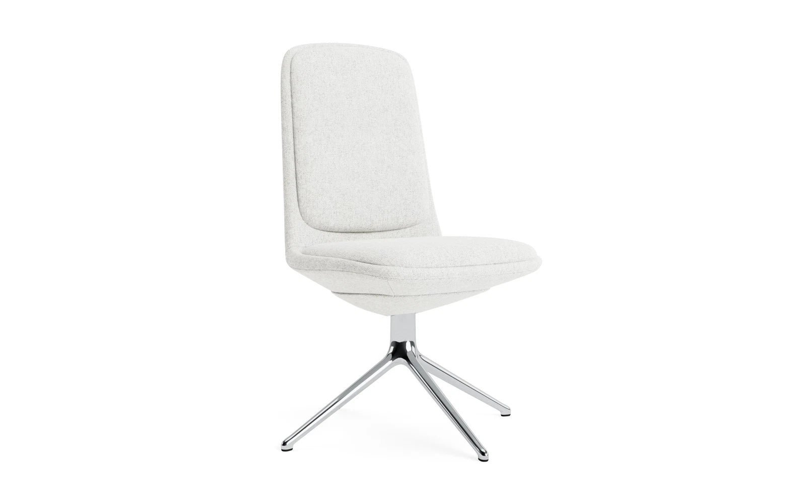 Off Chair niedrig mit Drehgestell 4B aluminium mit kissen Hallingdal in Hallingdal 110 präsentiert im Onlineshop von KAQTU Design AG. Bürostuhl ist von Normann Copenhagen