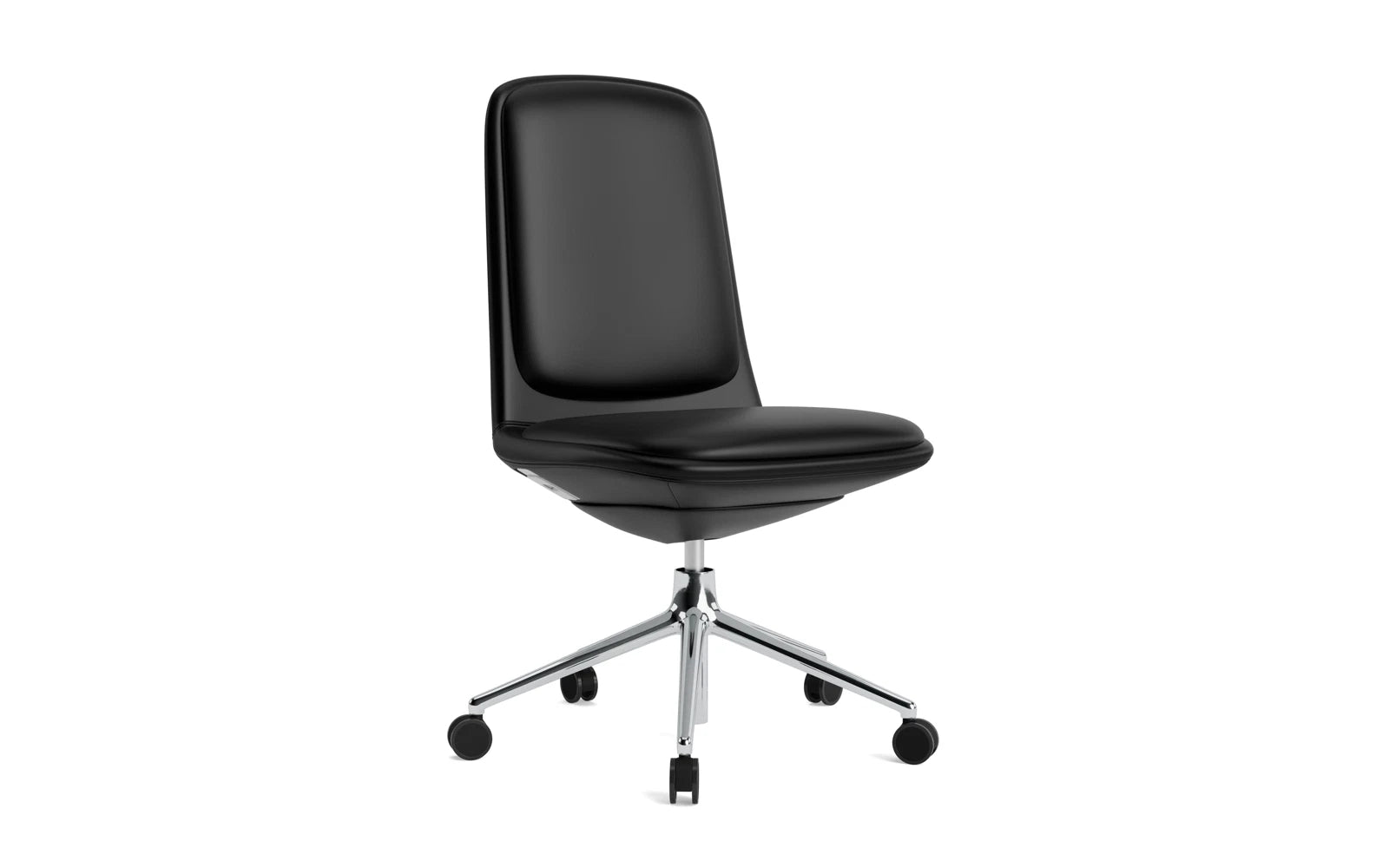 Off Chair niedrig 5W gaslift aluminium mit kissen Ultra in Ultra 41599 präsentiert im Onlineshop von KAQTU Design AG. Bürostuhl ist von Normann Copenhagen