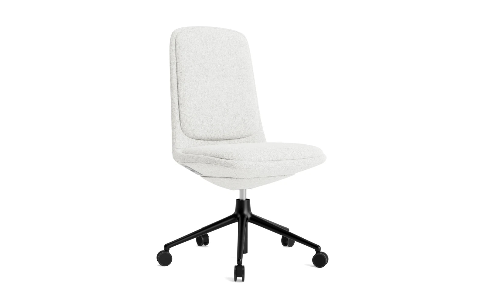 Off Chair niedrig 5W gaslift schwarze aluminium mit kissen Hallingdal in Hallingdal 110 präsentiert im Onlineshop von KAQTU Design AG. Bürostuhl ist von Normann Copenhagen