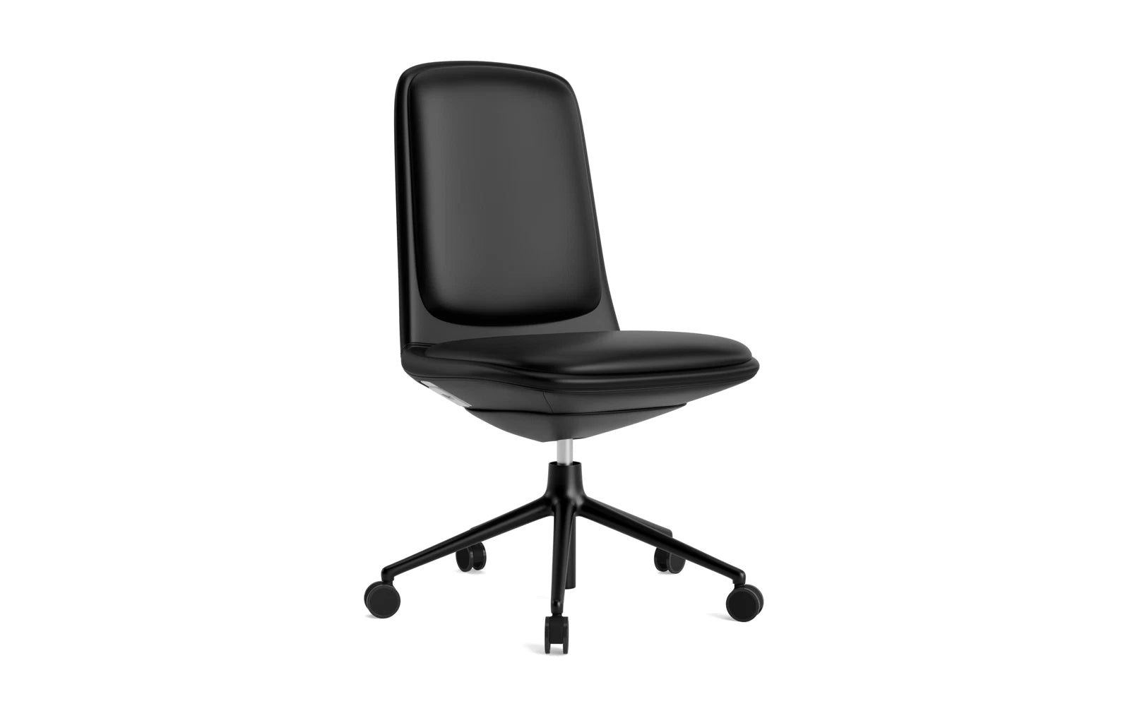 Off Chair niedrig 5W gaslift schwarze aluminium mit kissen Ultra in Ultra 41599 präsentiert im Onlineshop von KAQTU Design AG. Bürostuhl ist von Normann Copenhagen