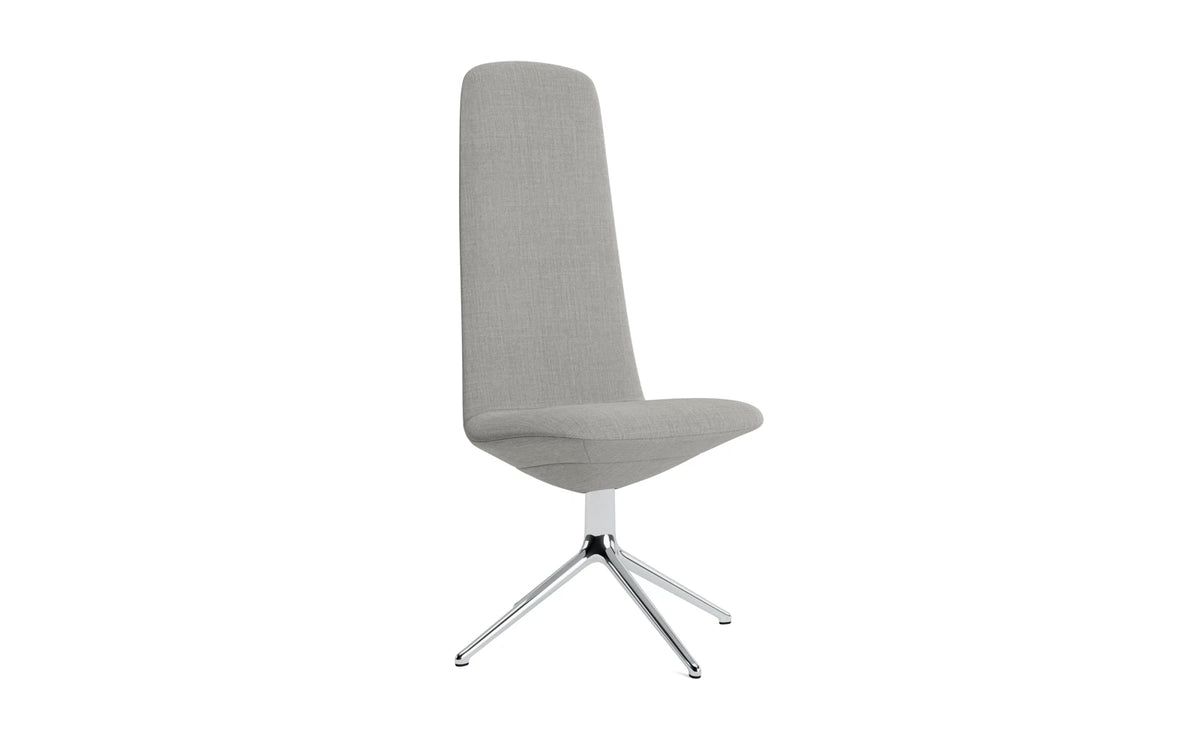 Off Chair hoch mit Drehgestell 4B aluminium Remix in Remix 133 präsentiert im Onlineshop von KAQTU Design AG. Bürostuhl ist von Normann Copenhagen