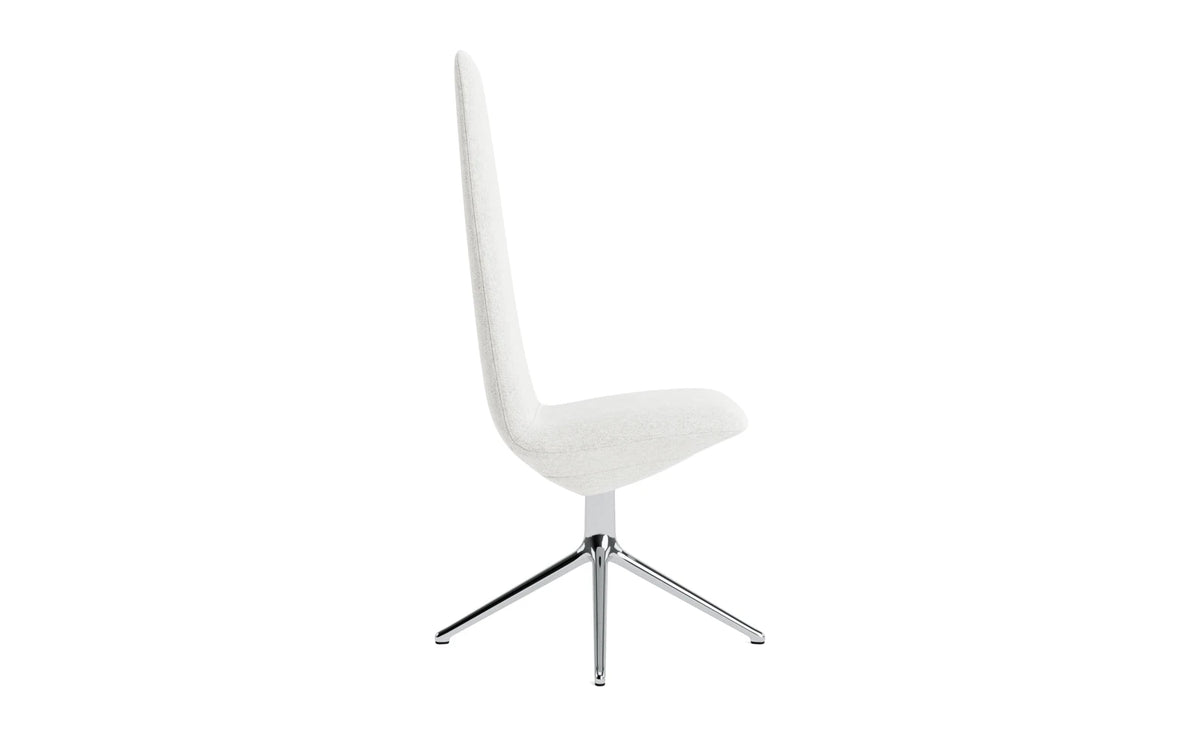 Off Chair hoch mit Drehgestell 4B aluminium Hallingdal in Hallingdal 110 präsentiert im Onlineshop von KAQTU Design AG. Bürostuhl ist von Normann Copenhagen