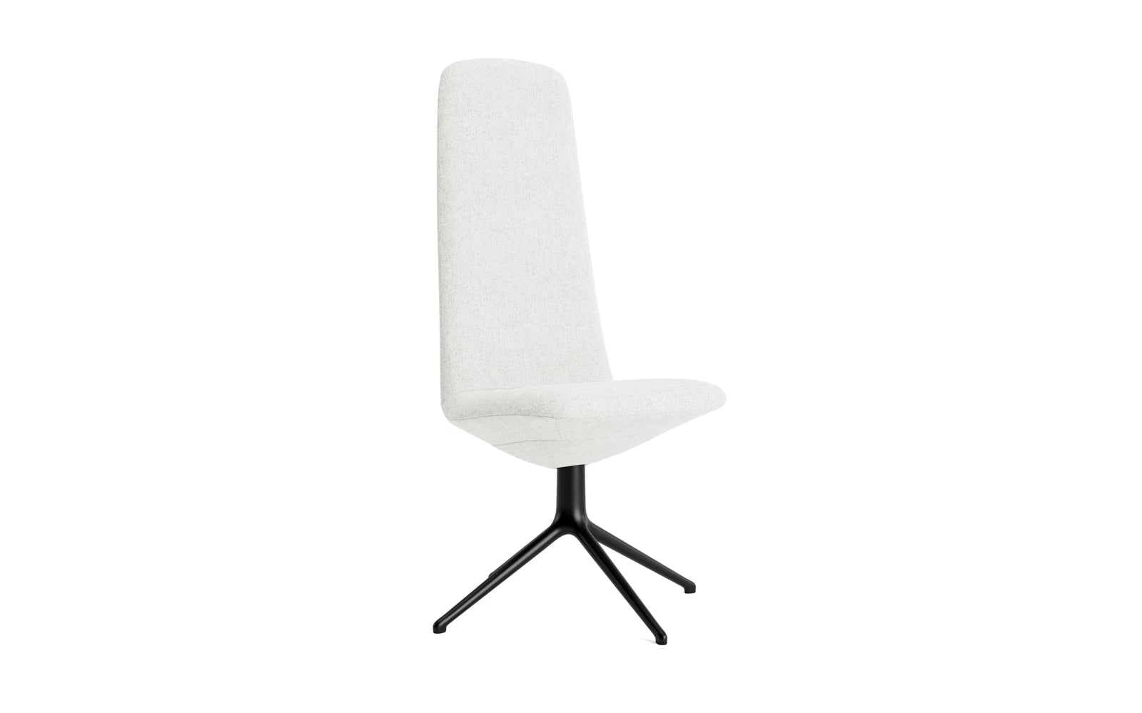 Off Chair Hoch mit Drehgestell 4B Schwartz aluminium Hallingdal in Hallingdal 110 präsentiert im Onlineshop von KAQTU Design AG. Bürostuhl ist von Normann Copenhagen