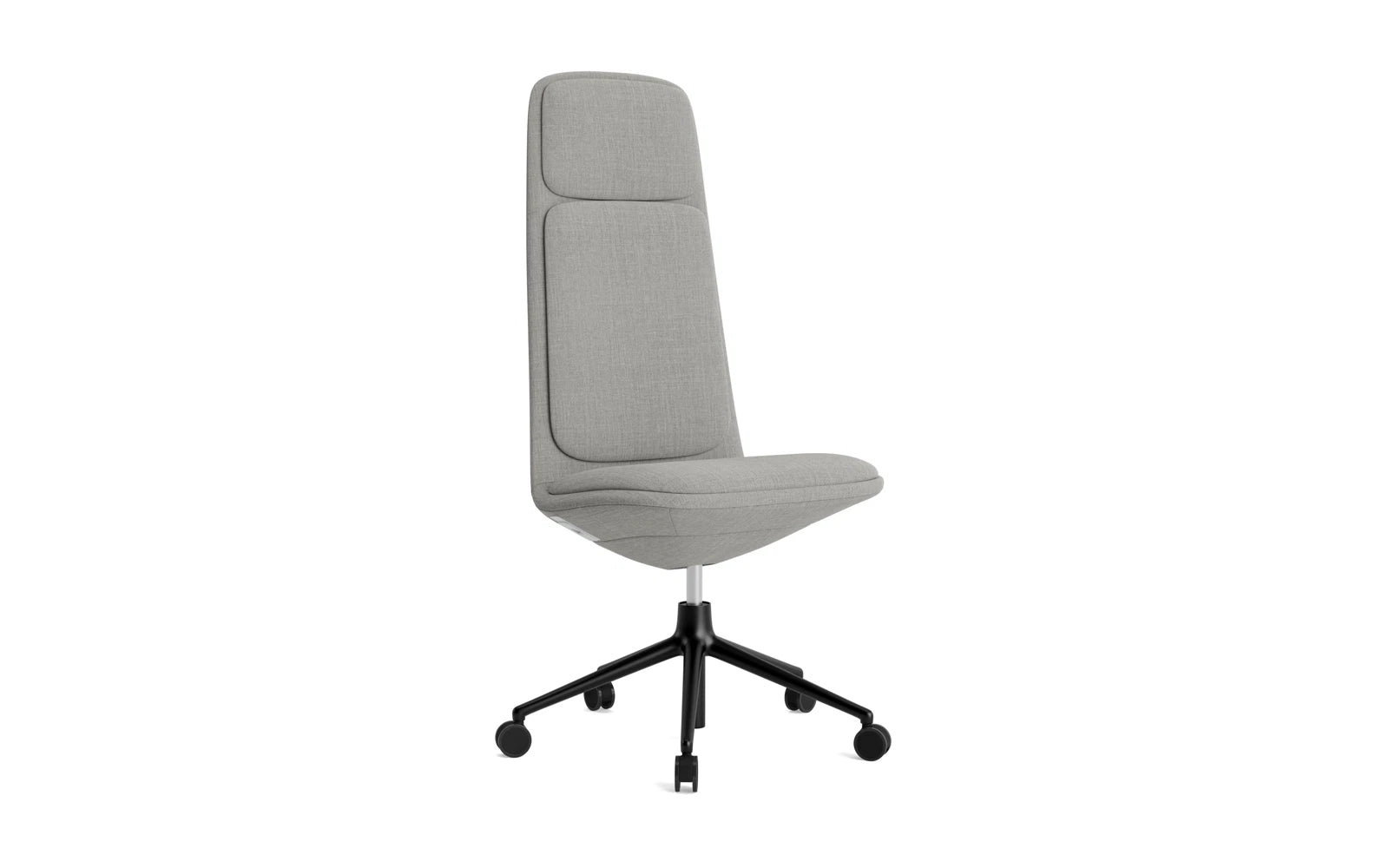 Off Chair hoch 5W gaslift schwarze aluminium mit kissen Remix in Remix 133 präsentiert im Onlineshop von KAQTU Design AG. Bürostuhl ist von Normann Copenhagen