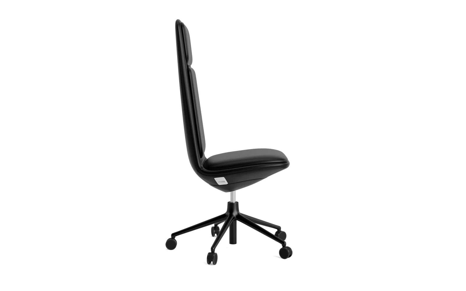 Erleben Sie den Off Chair hoch 5W Gaslift in modernem Schwarz von Normann Copenhagen – die ideale Verbindung von Ergonomie und zeitlosem Design.