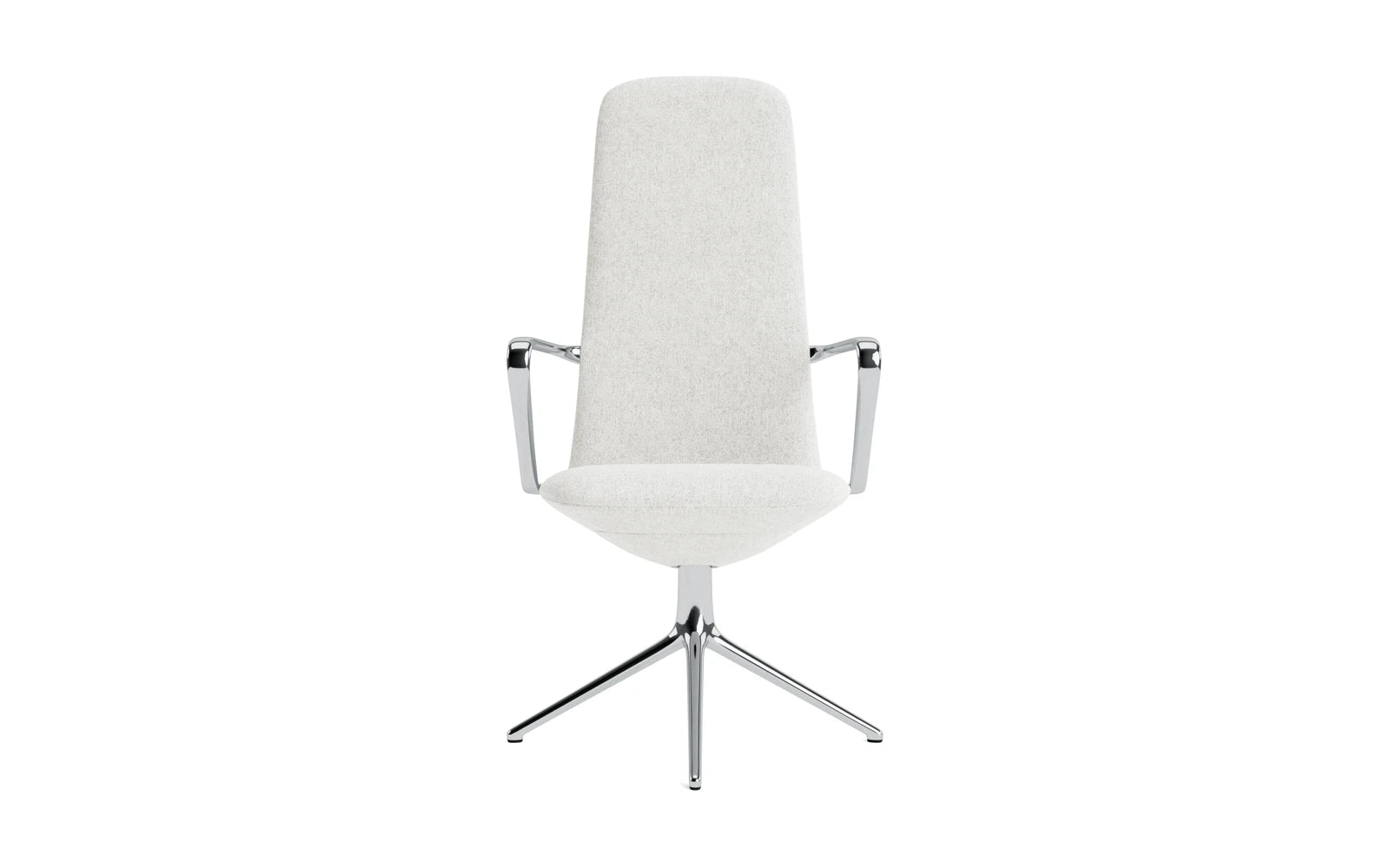 Entdecken Sie den Off Armchair von Normann Copenhagen – ein stilvoller Bürostuhl mit Drehgestell, der Komfort und modernes Design vereint.