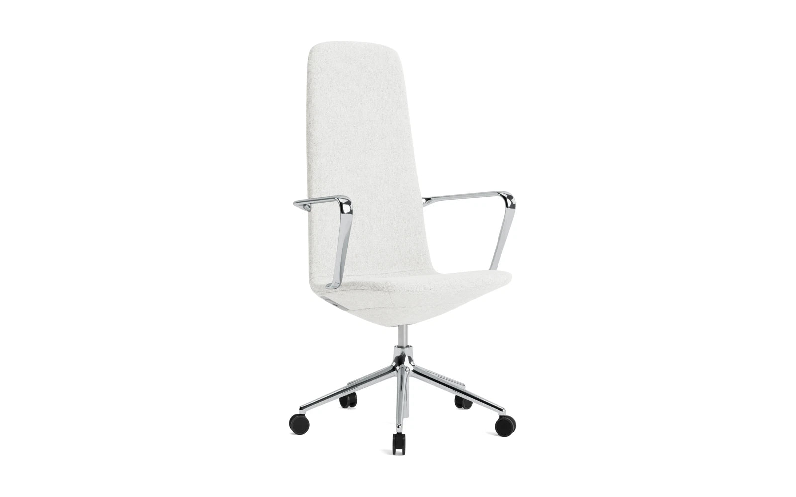 Off Armchair Hoch mit Drehgestell und Rollen Gaslift Aluminium Hallingdal in Hallingdal 110 präsentiert im Onlineshop von KAQTU Design AG. Bürostuhl ist von Normann Copenhagen