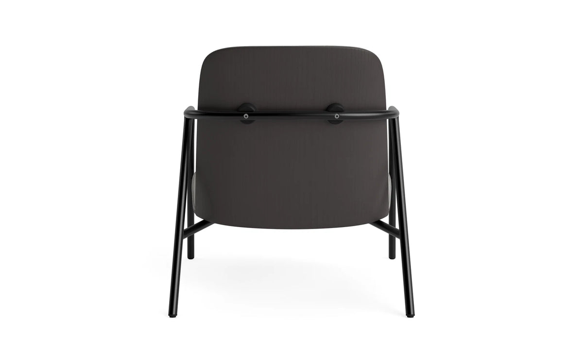 Pad Lounge-Sessel schwarzem Stahl schwarz/Remix in Remix 133 präsentiert im Onlineshop von KAQTU Design AG. Drehsessel ist von Normann Copenhagen