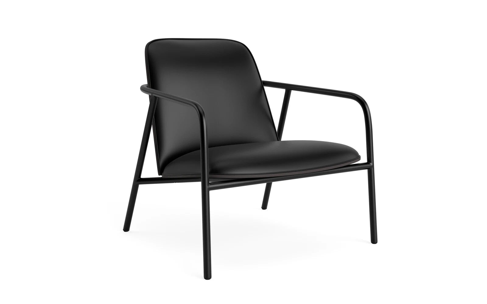 Pad Lounge-Sessel schwarzem Stahl schwarz/Ultra in Ultra 41599 präsentiert im Onlineshop von KAQTU Design AG. Sessel ist von Normann Copenhagen