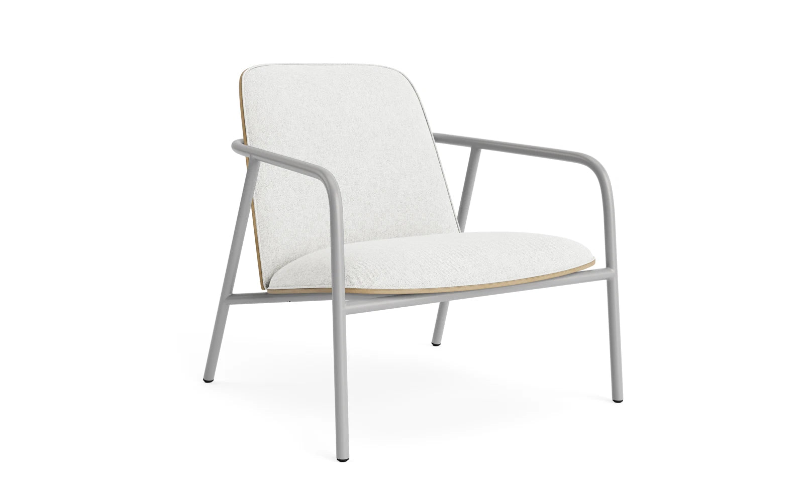 Pad Lounge-Sessel grauem Stahl Eiche/Hallingdal in Hallingdal 110 präsentiert im Onlineshop von KAQTU Design AG. Sessel ist von Normann Copenhagen
