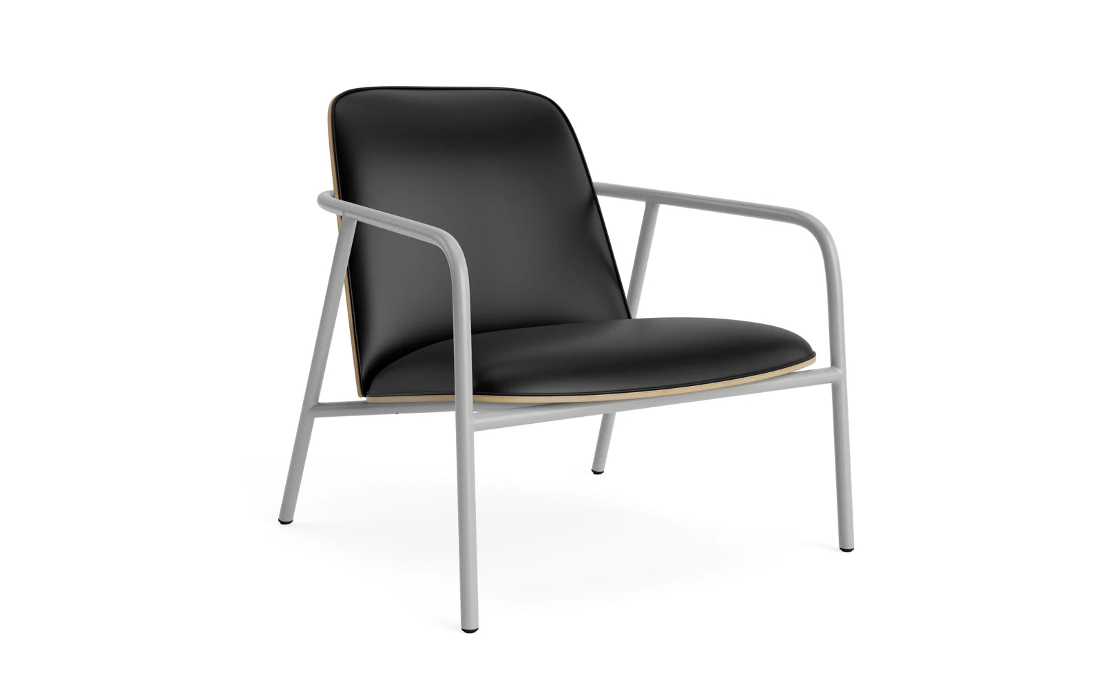 Pad Lounge-Sessel grauem Stahl Eiche/Ultra in Ultra 41599 präsentiert im Onlineshop von KAQTU Design AG. Sessel ist von Normann Copenhagen