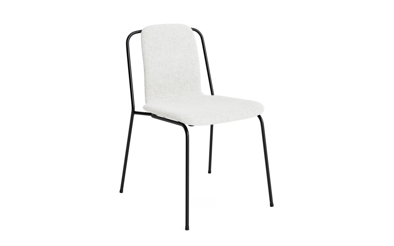 Studio Stuhl Vollpolster, schwarzes Stahl Hallingdal in Hallingdal 110 präsentiert im Onlineshop von KAQTU Design AG. Stuhl ist von Normann Copenhagen