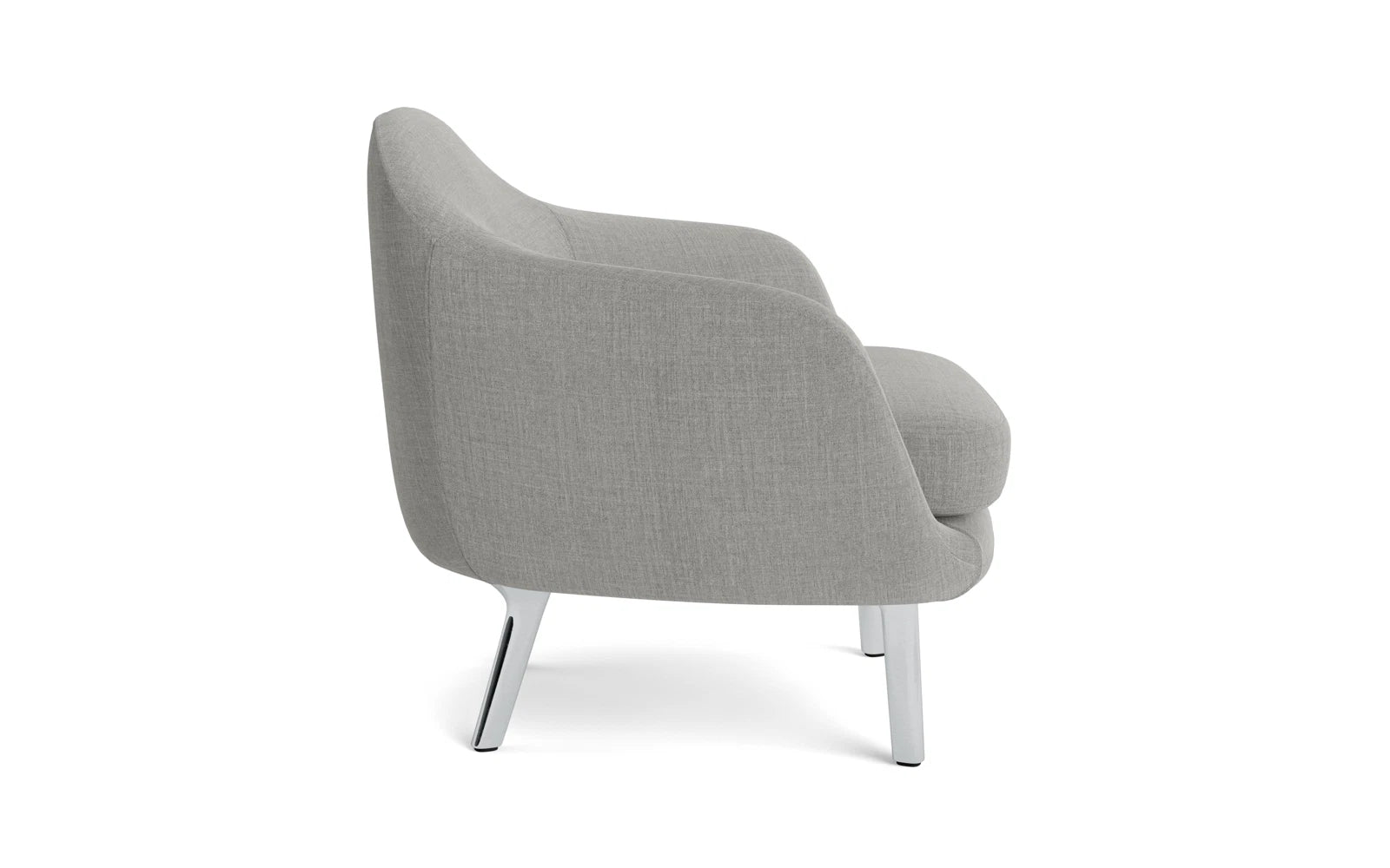 Entdecken Sie den Sum Sessel von Normann Copenhagen – ein stilvolles Design aus Aluminium und Flax, das modernen Komfort bietet.