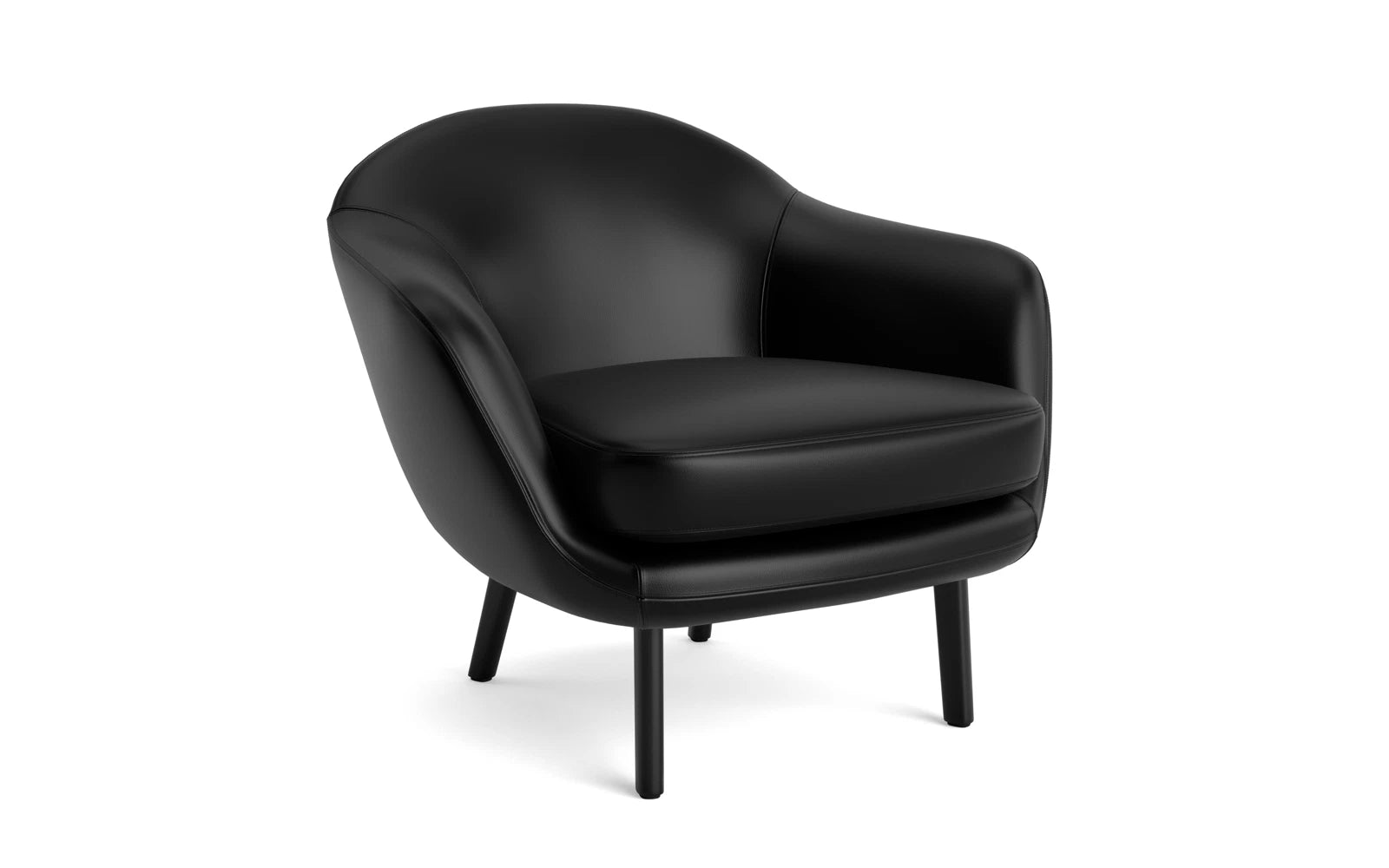 Erleben Sie den Sum Sessel von Normann Copenhagen: stilvolles schwarzes Aluminium, elegantes Design und optimaler Komfort für Ihr Zuhause.