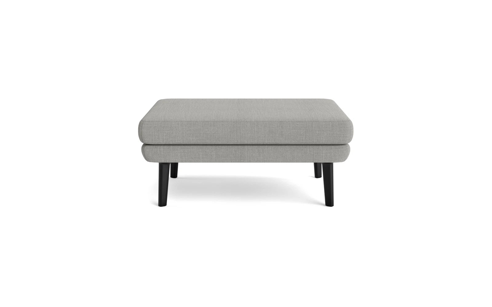Entdecken Sie den eleganten Sum Pouf Gross aus schwarzem Aluminium und nachhaltigem Main Line Flax von Normann Copenhagen – perfekt für Ihr modernes Zuhause.