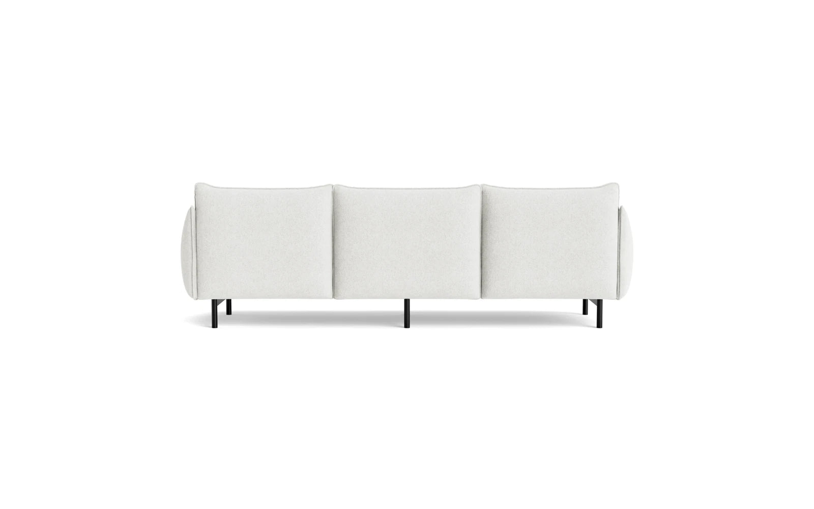 Das Ark 3er Sofa von Normann Copenhagen bietet modernes Design und hohen Sitzkomfort. Perfekt für elegante und einladende Wohnumgebungen.