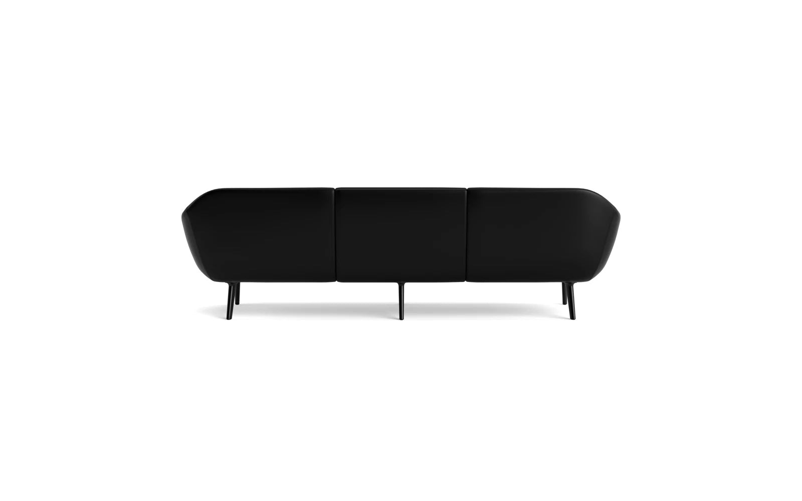Entdecken Sie das elegante Sum 3-Sitzer Sofa von Normann Copenhagen – modular, anpassbar und aus hochwertigem schwarzem Aluminium für jeden Raum.