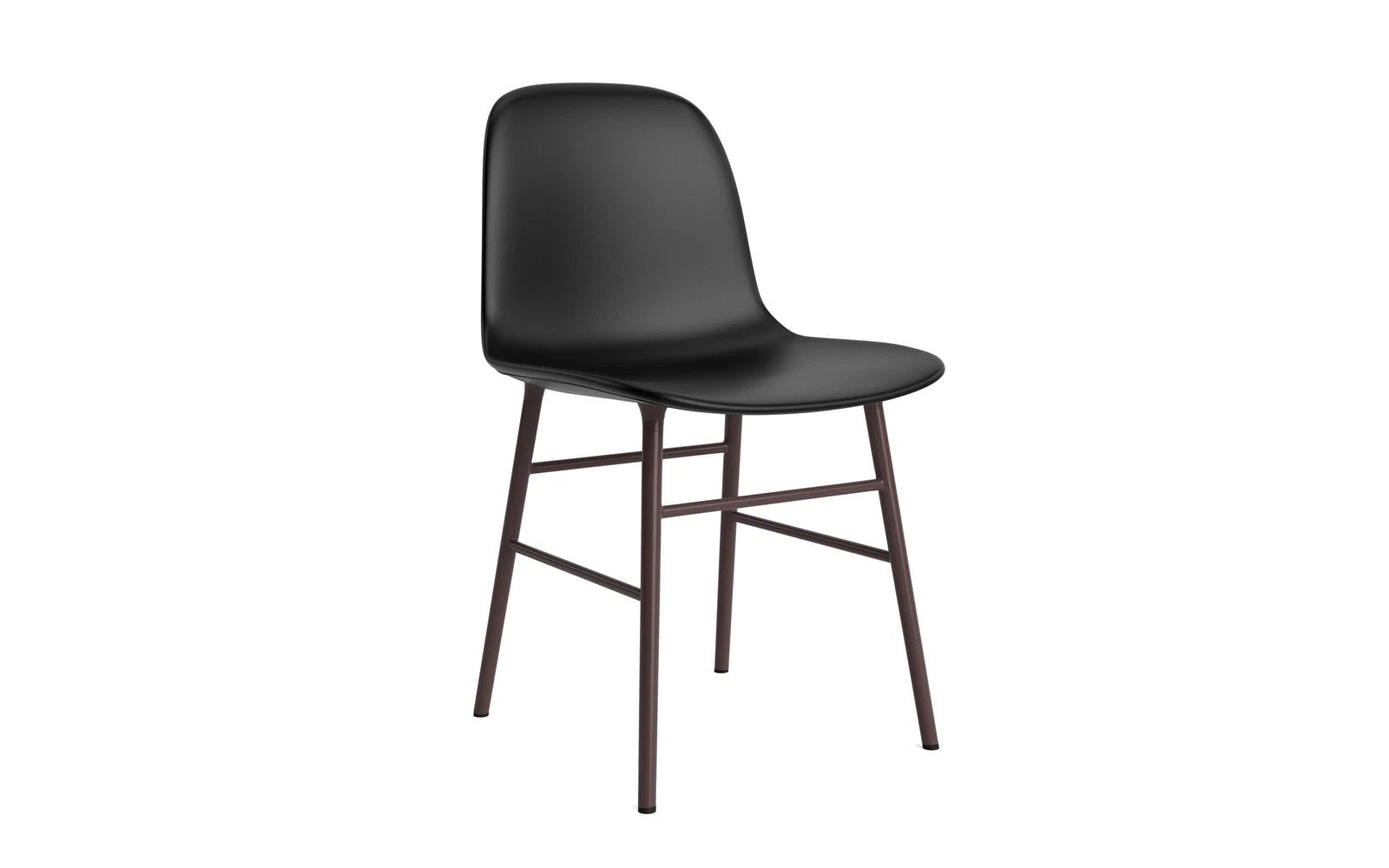 Form Stuhl gepolstert Braun Stahl Ultra in Ultra 41599 präsentiert im Onlineshop von KAQTU Design AG. Stuhl ist von Normann Copenhagen