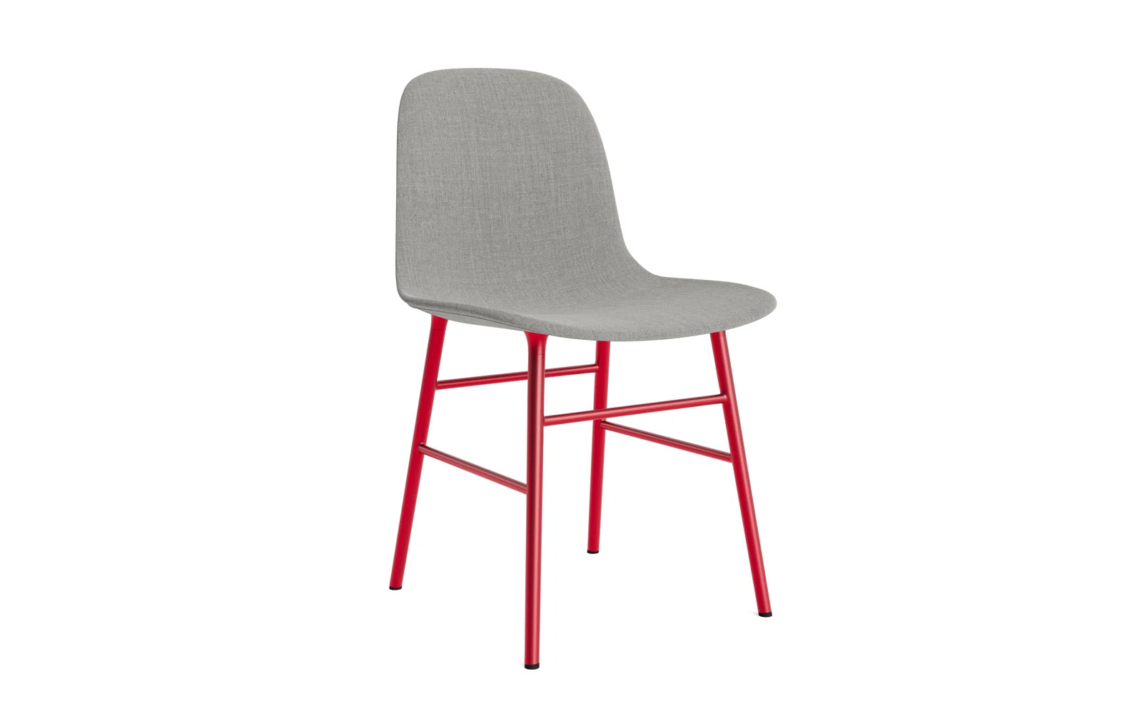 Form Stuhl gepolstert Leuchtendes Rot Stahl Remix in Remix 133 präsentiert im Onlineshop von KAQTU Design AG. Stuhl ist von Normann Copenhagen